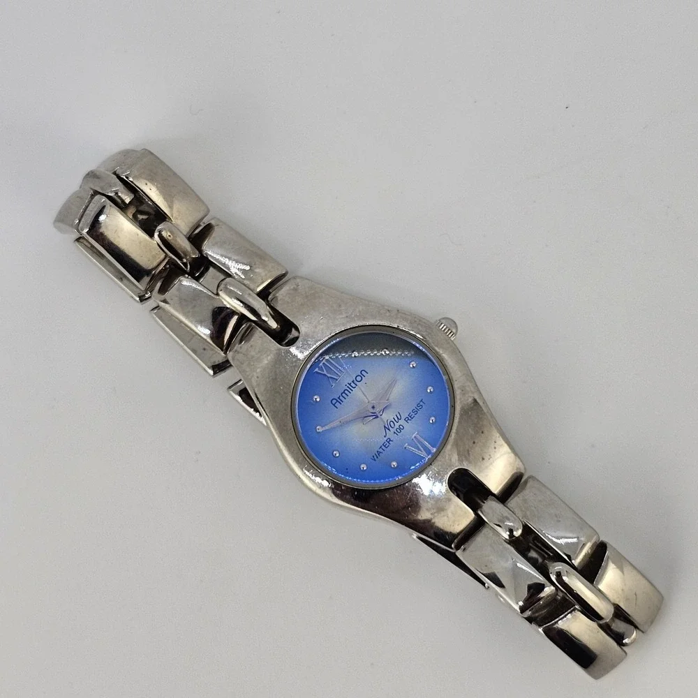 Armitron Women's Watch 23MM‎ Multicolor Dial Gray Bands 5.75